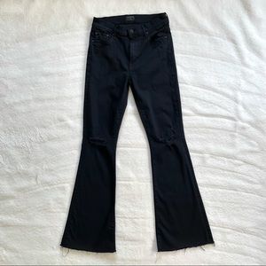 Mother HR bootcut Jeans Weekender Fray black 27